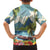 Pitons Saint Lucia Family Matching Summer Maxi Dress and Hawaiian Shirt Hibiscus Flowers - Wonder Print Shop