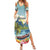 Pitons Saint Lucia Family Matching Summer Maxi Dress and Hawaiian Shirt Hibiscus Flowers - Wonder Print Shop