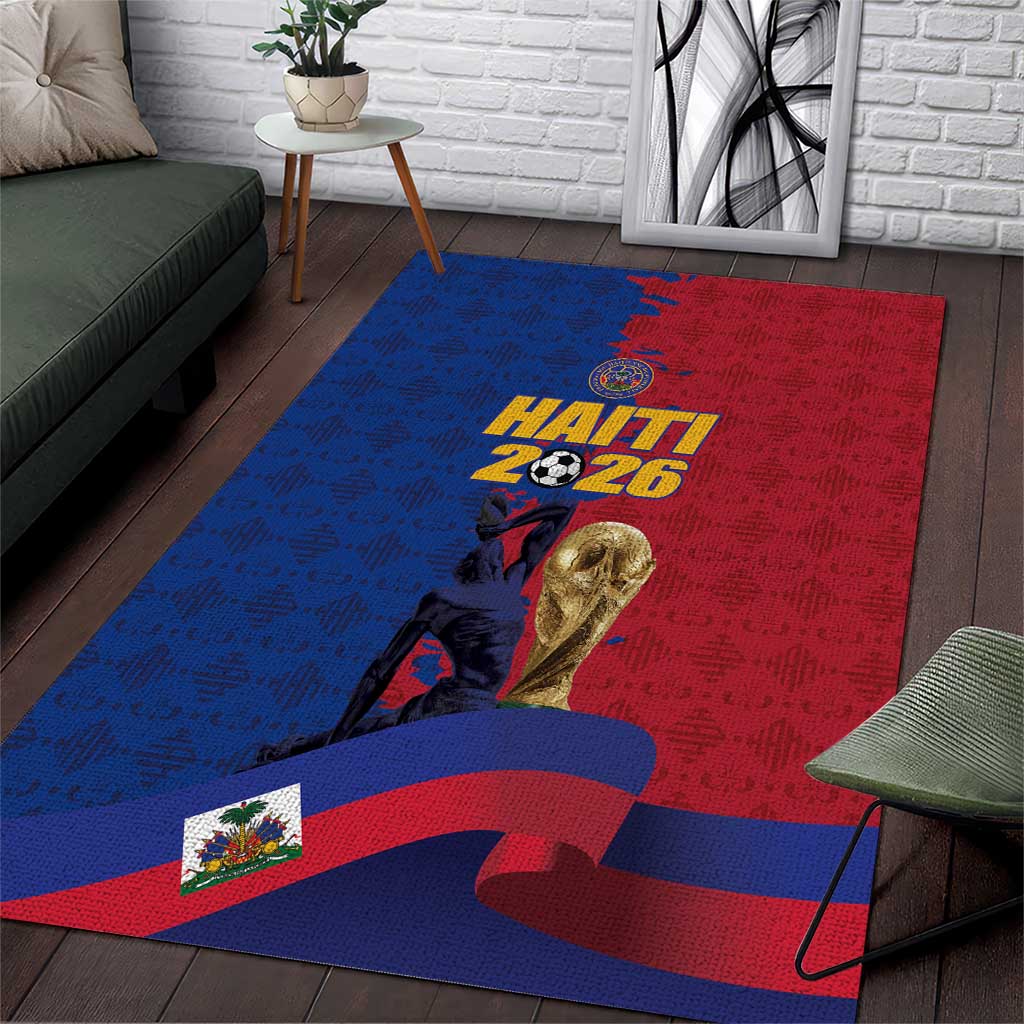 Afro-Haitians Football Area Rug Les Grenadiers 2026 World Football - Wonder Print Shop