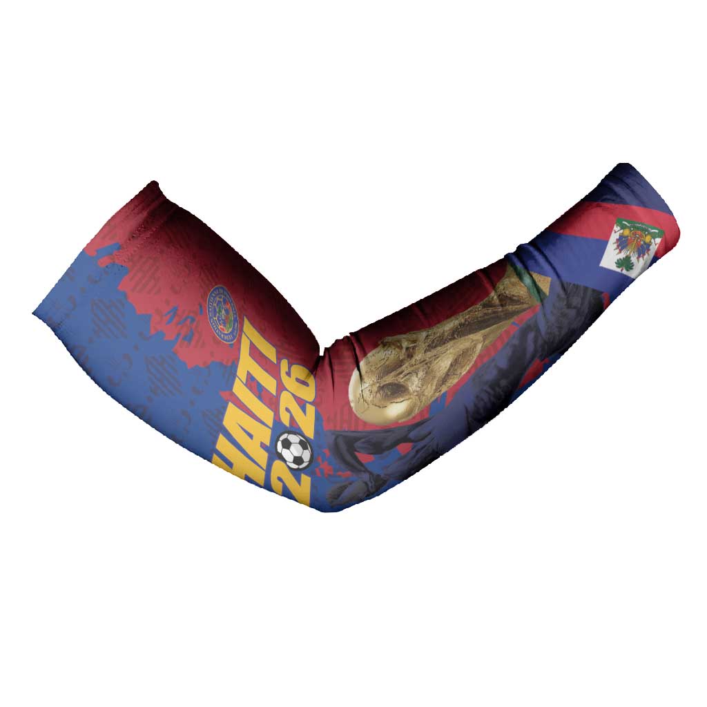 Custom Afro-Haitians Football Arm Sleeves Les Grenadiers 2026 World Football - Wonder Print Shop