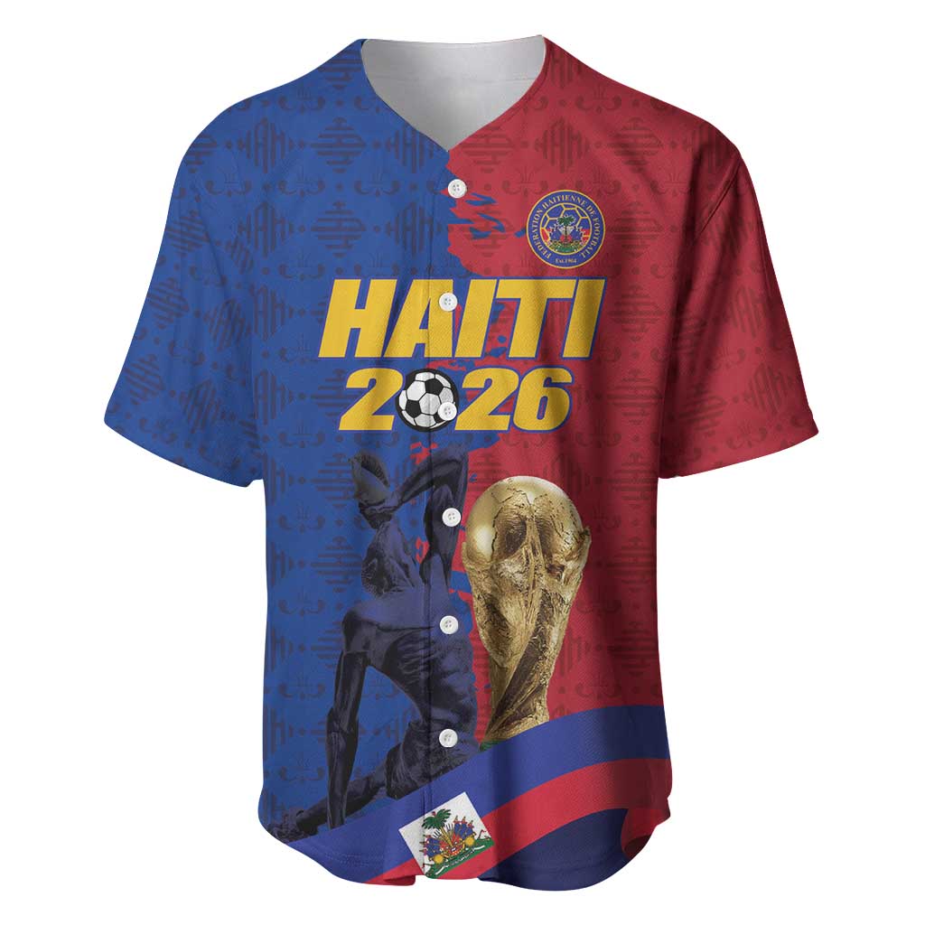 Custom Afro-Haitians Football Baseball Jersey Les Grenadiers 2026 World Football - Wonder Print Shop
