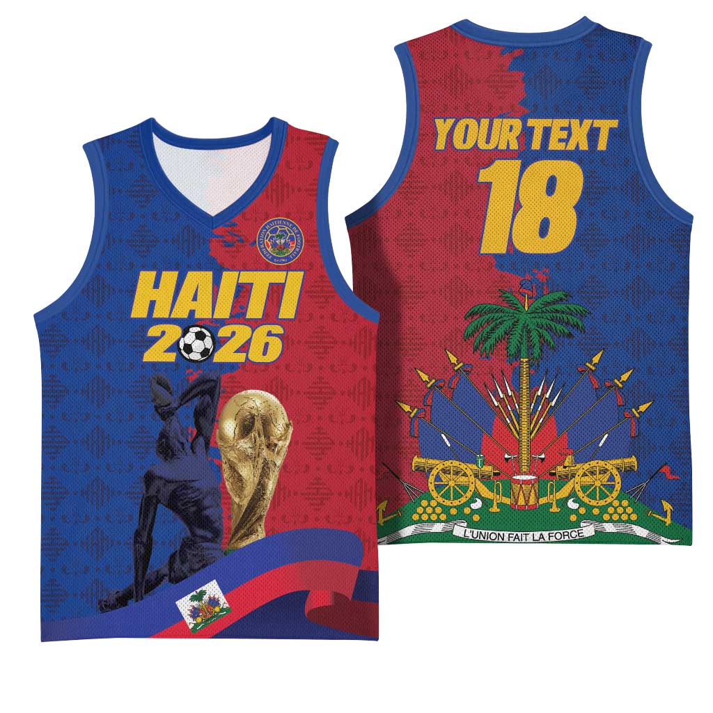 Custom Afro-Haitians Football Basketball Jersey Les Grenadiers 2026 World Football - Wonder Print Shop