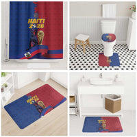 Afro-Haitians Football Bathroom Set Les Grenadiers 2026 World Football - Wonder Print Shop