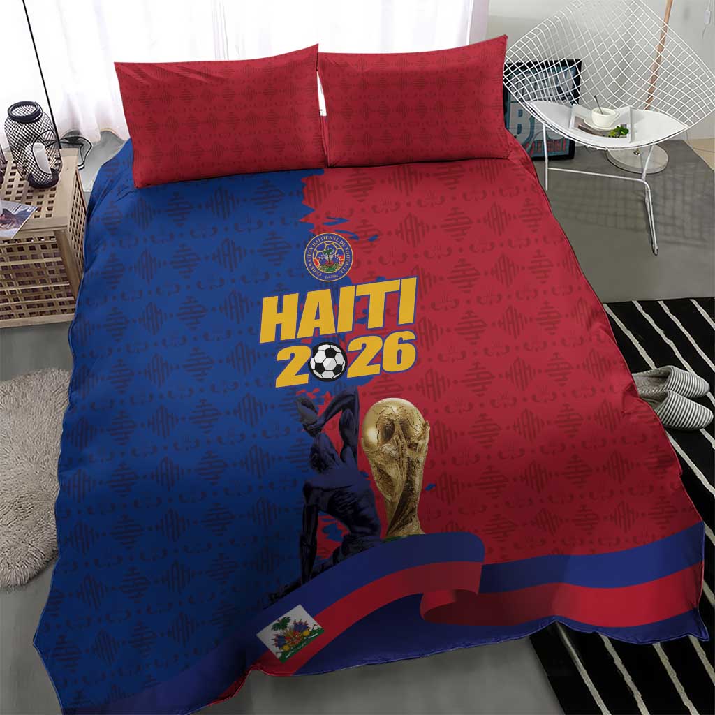 Afro-Haitians Football Bedding Set Les Grenadiers 2026 World Football - Wonder Print Shop