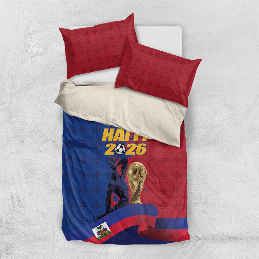 Afro-Haitians Football Bedding Set Les Grenadiers 2026 World Football - Wonder Print Shop