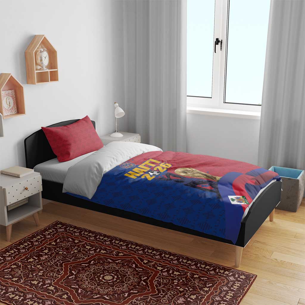 Afro-Haitians Football Bedding Set Les Grenadiers 2026 World Football - Wonder Print Shop