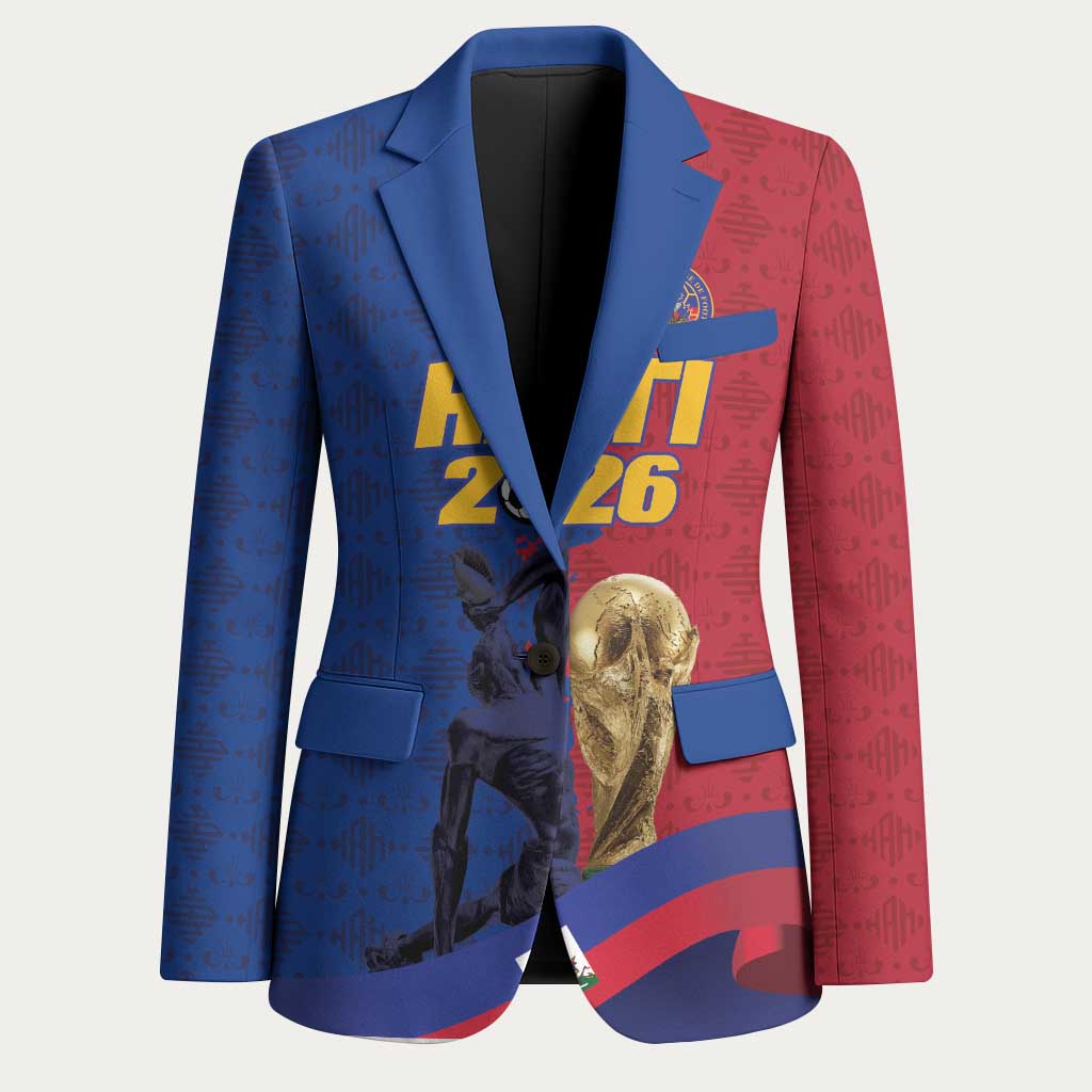 Custom Afro-Haitians Football Blazer Les Grenadiers 2026 World Football - Wonder Print Shop