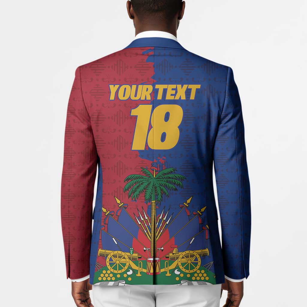 Custom Afro-Haitians Football Blazer Les Grenadiers 2026 World Football - Wonder Print Shop