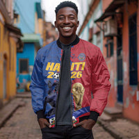 Custom Afro-Haitians Football Bomber Jacket Les Grenadiers 2026 World Football - Wonder Print Shop