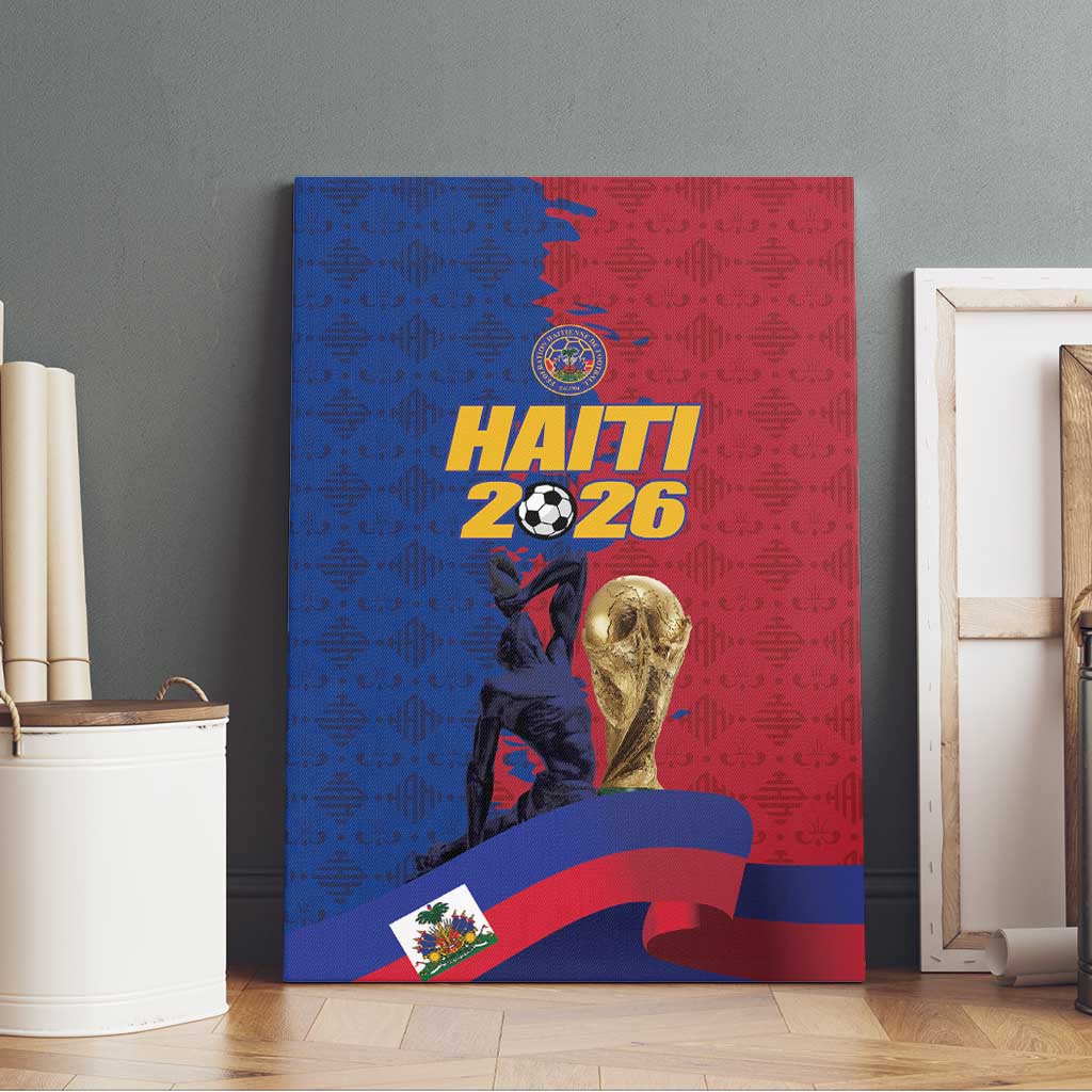Afro-Haitians Football Canvas Wall Art Les Grenadiers 2026 World Football - Wonder Print Shop