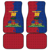 Custom Afro-Haitians Football Car Mats Les Grenadiers 2026 World Football - Wonder Print Shop