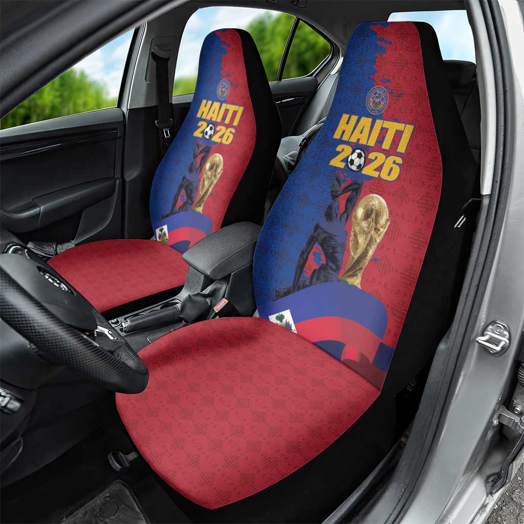 Afro-Haitians Football Car Seat Cover Les Grenadiers 2026 World Football - Wonder Print Shop