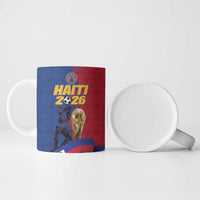 Custom Afro-Haitians Football Ceramic Mug Les Grenadiers 2026 World Football - Wonder Print Shop