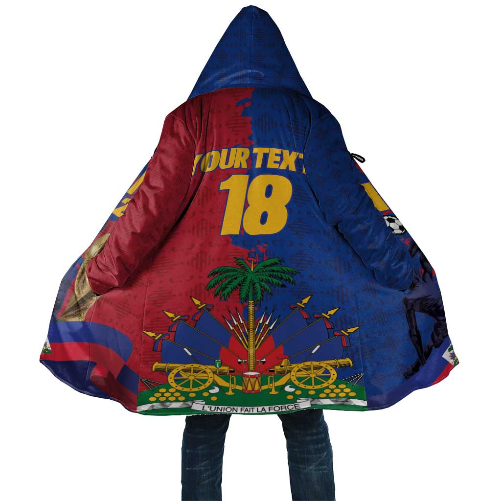 Custom Afro-Haitians Football Cloak Les Grenadiers 2026 World Football - Wonder Print Shop