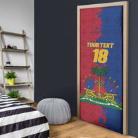 Custom Afro-Haitians Football Door Cover Les Grenadiers 2026 World Football - Wonder Print Shop