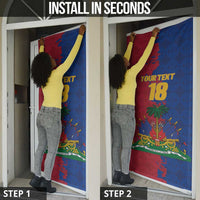 Custom Afro-Haitians Football Door Cover Les Grenadiers 2026 World Football - Wonder Print Shop