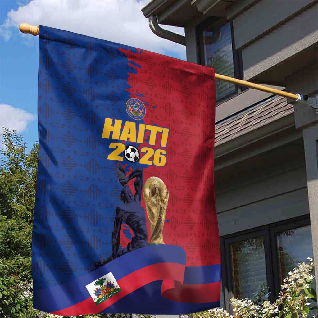 Afro-Haitians Football Garden Flag Les Grenadiers 2026 World Football - Wonder Print Shop