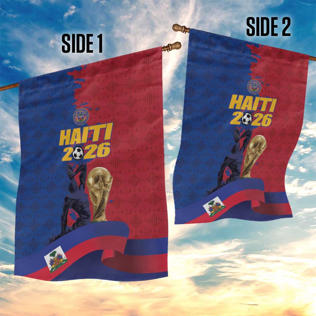 Afro-Haitians Football Garden Flag Les Grenadiers 2026 World Football - Wonder Print Shop