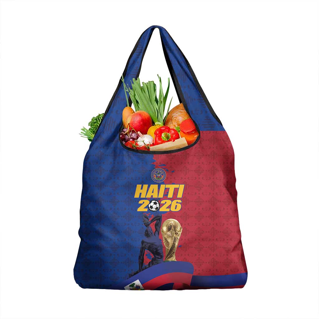 Afro-Haitians Football Grocery Bag Les Grenadiers 2026 World Football - Wonder Print Shop