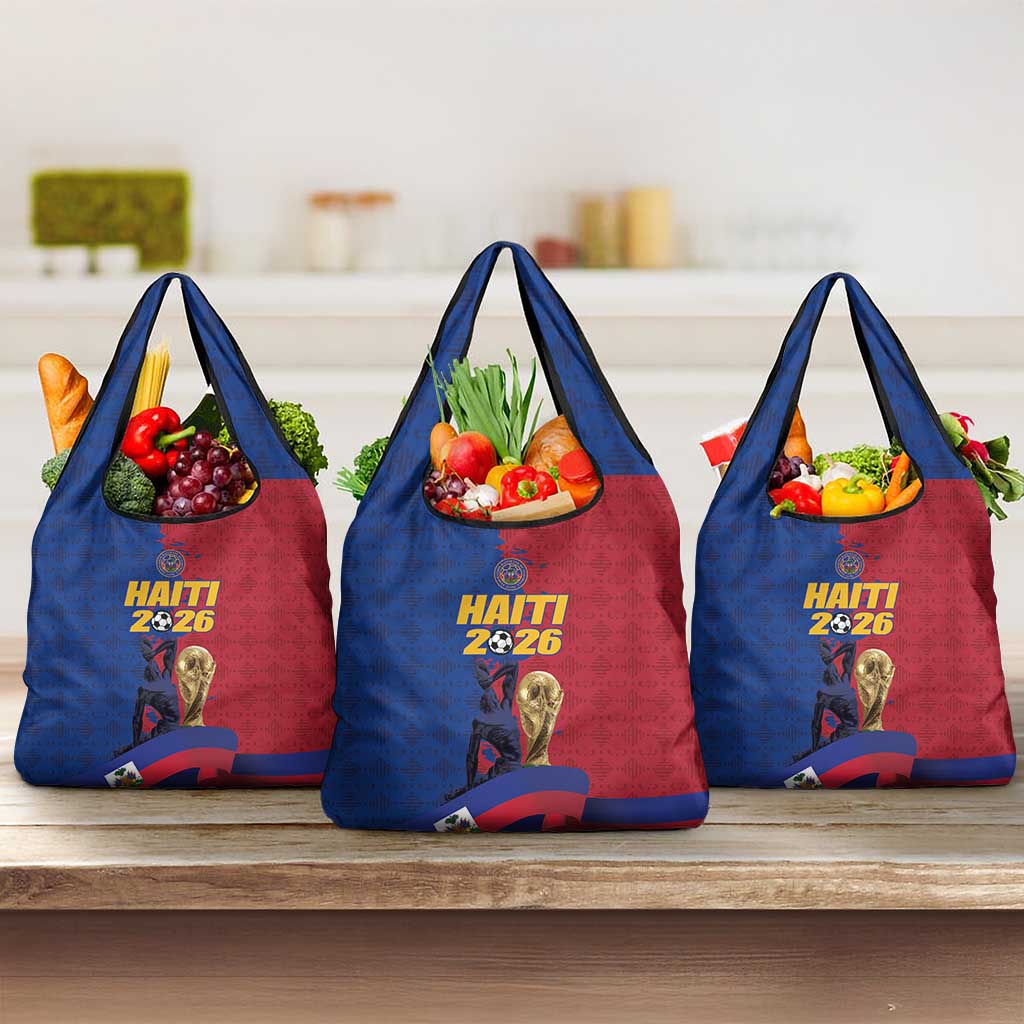 Afro-Haitians Football Grocery Bag Les Grenadiers 2026 World Football - Wonder Print Shop