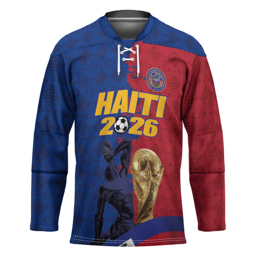 Custom Afro-Haitians Football Hockey Jersey Les Grenadiers 2026 World Football - Wonder Print Shop
