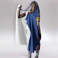 Afro-Haitians Football Hooded Blanket Les Grenadiers 2026 World Football - Wonder Print Shop
