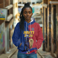 Custom Afro-Haitians Football Hoodie Les Grenadiers 2026 World Football - Wonder Print Shop