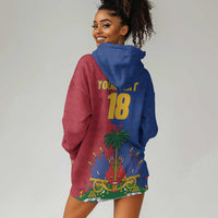 Custom Afro-Haitians Football Hoodie Dress Les Grenadiers 2026 World Football - Wonder Print Shop