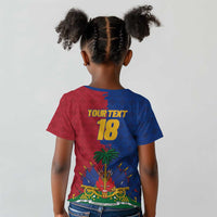 Custom Afro-Haitians Football Kid T shirt Les Grenadiers 2026 World Football - Wonder Print Shop