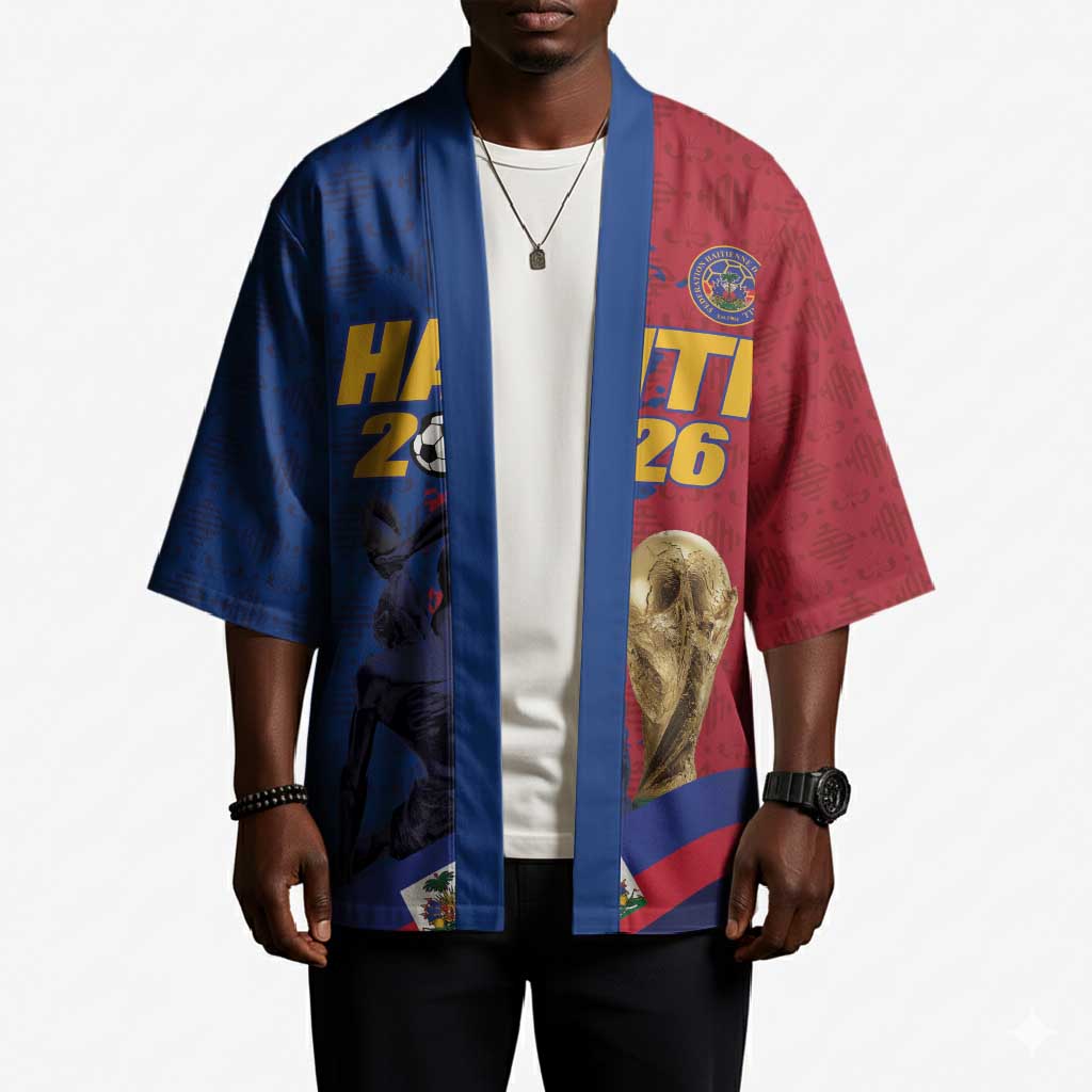 Custom Afro-Haitians Football Kimono Les Grenadiers 2026 World Football - Wonder Print Shop