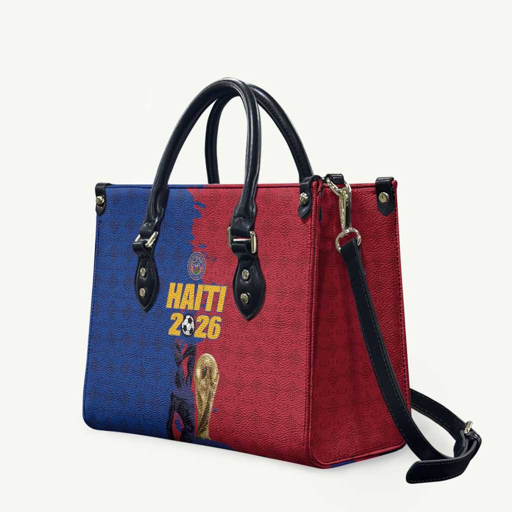 Afro-Haitians Football Leather Bag Les Grenadiers 2026 World Football - Wonder Print Shop