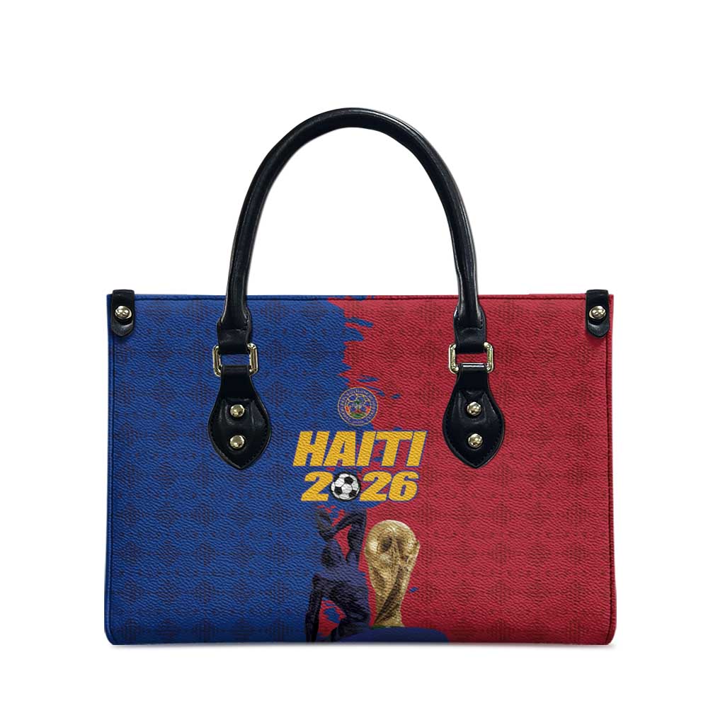 Afro-Haitians Football Leather Bag Les Grenadiers 2026 World Football - Wonder Print Shop
