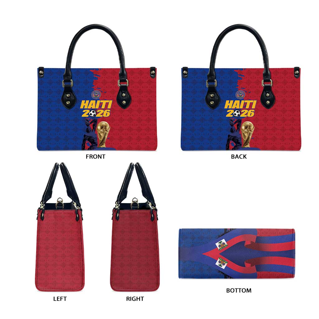 Afro-Haitians Football Leather Bag Les Grenadiers 2026 World Football - Wonder Print Shop