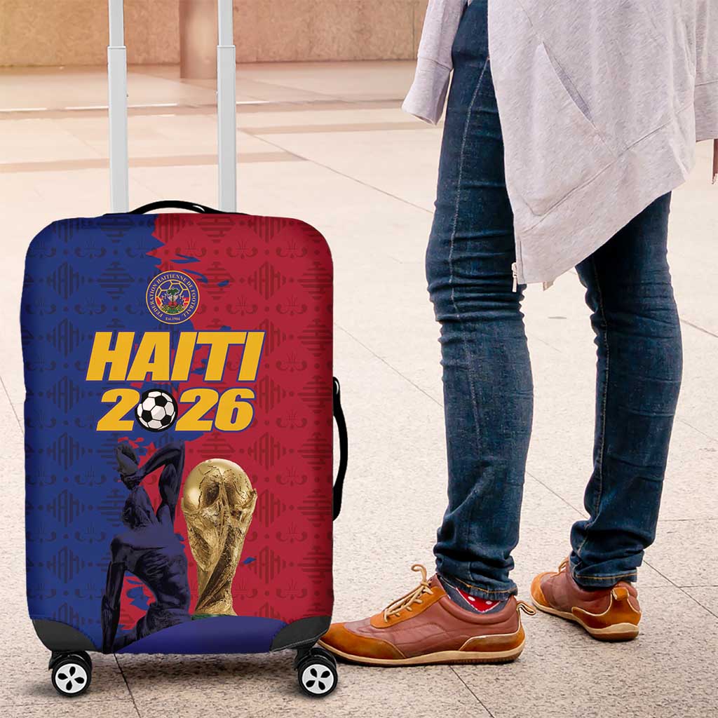 Afro-Haitians Football Luggage Cover Les Grenadiers 2026 World Football - Wonder Print Shop