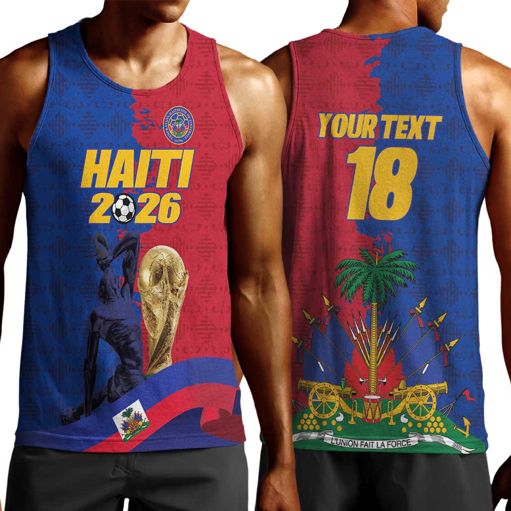 Custom Afro-Haitians Football Men Tank Top Les Grenadiers 2026 World Football - Wonder Print Shop