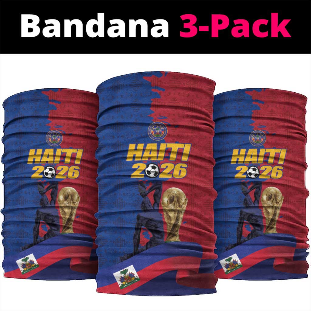 Afro-Haitians Football Neck Gaiter Les Grenadiers 2026 World Football - Wonder Print Shop