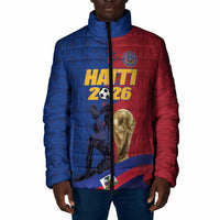 Custom Afro-Haitians Football Padded Jacket Les Grenadiers 2026 World Football - Wonder Print Shop