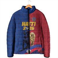 Custom Afro-Haitians Football Padded Jacket Les Grenadiers 2026 World Football - Wonder Print Shop