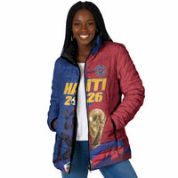Custom Afro-Haitians Football Padded Jacket Les Grenadiers 2026 World Football - Wonder Print Shop