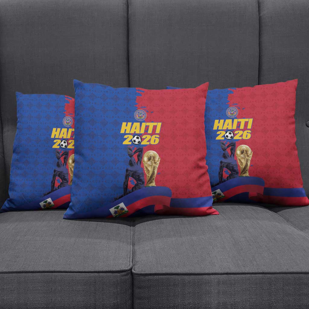 Afro-Haitians Football Pillow Cover Les Grenadiers 2026 World Football - Wonder Print Shop
