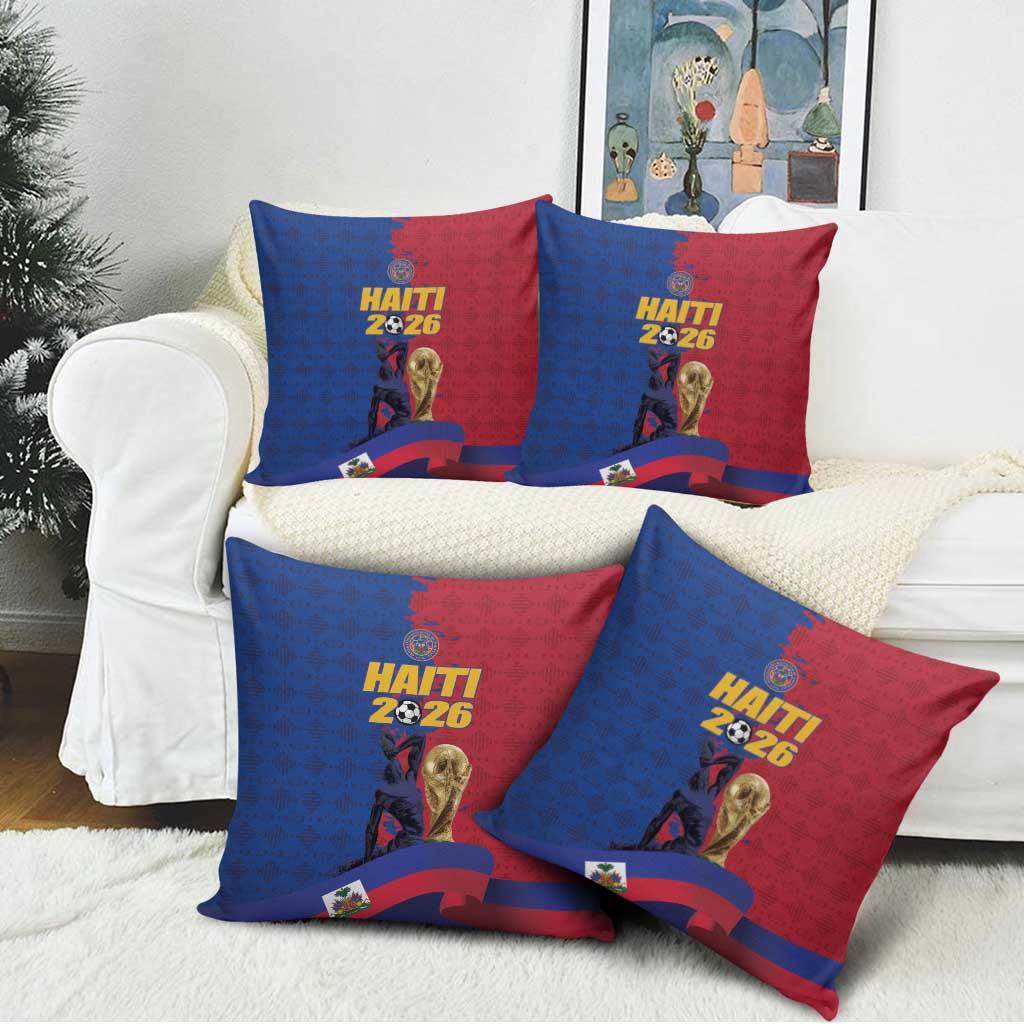 Afro-Haitians Football Pillow Cover Les Grenadiers 2026 World Football - Wonder Print Shop