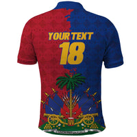 Custom Afro-Haitians Football Polo Shirt Les Grenadiers 2026 World Football - Wonder Print Shop