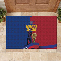 Afro-Haitians Football Rubber Doormat Les Grenadiers 2026 World Football - Wonder Print Shop