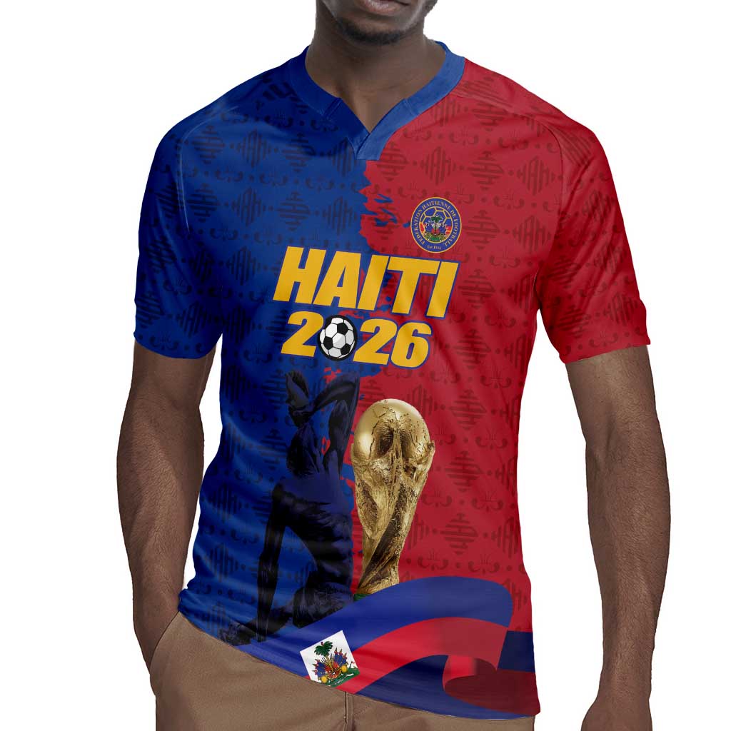 Custom Afro-Haitians Football Rugby Jersey Les Grenadiers 2026 World Football - Wonder Print Shop