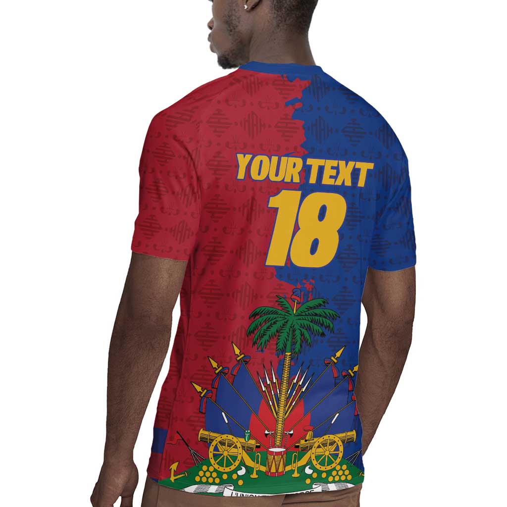 Custom Afro-Haitians Football Rugby Jersey Les Grenadiers 2026 World Football - Wonder Print Shop