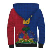 Custom Afro-Haitians Football Sherpa Hoodie Les Grenadiers 2026 World Football - Wonder Print Shop