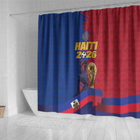 Afro-Haitians Football Shower Curtain Les Grenadiers 2026 World Football - Wonder Print Shop