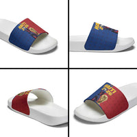 Afro-Haitians Football Slide Sandals Les Grenadiers 2026 World Football - Wonder Print Shop