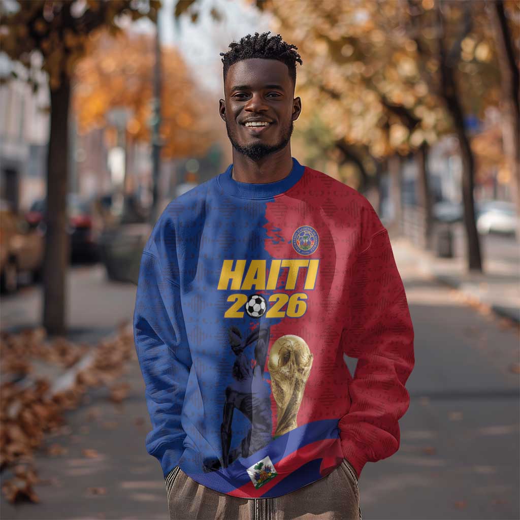 Custom Afro-Haitians Football Sweatshirt Les Grenadiers 2026 World Football - Wonder Print Shop
