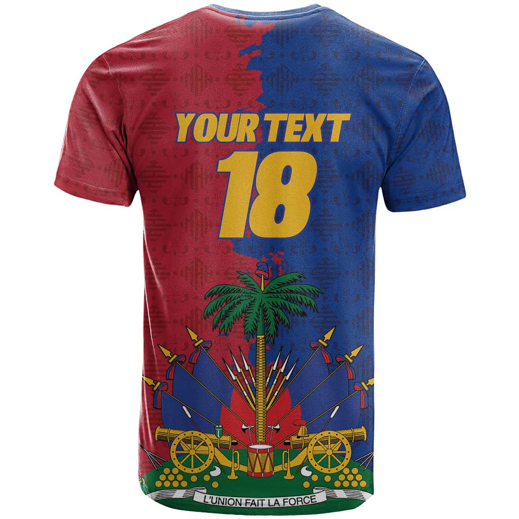 Custom Afro-Haitians Football T shirt Les Grenadiers 2026 World Football - Wonder Print Shop